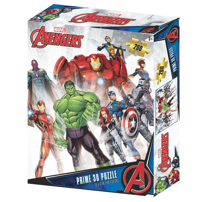 Prime 3D - Avengers 200 Piece Puzzle 33033