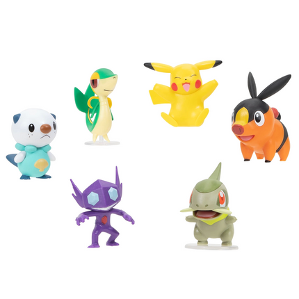 Pokemon Battle 6-Piece Figure Set