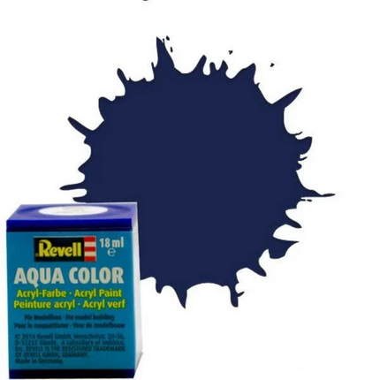 Aqua Color Night Blue - Gloss Paint - 18 ml