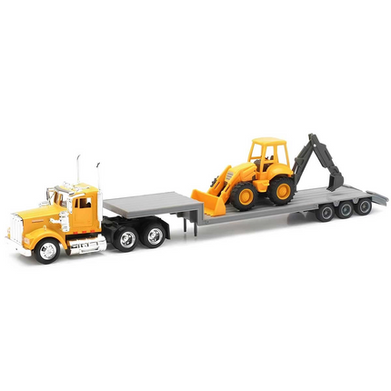 1:43 Long Haul Kenworth Carrier Truck and Dozer