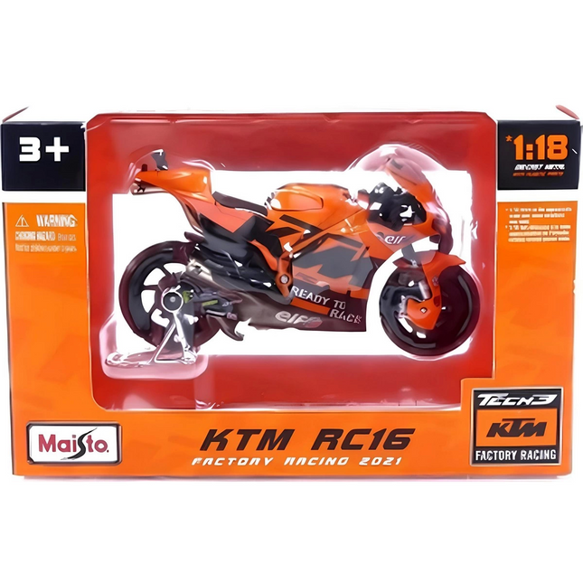 Maisto 1:18 2021 Tech3 KTM Factory Racing Motorcycle