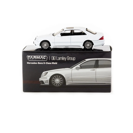 Tarmac Works 1/64 Mercedes-Benz S-Class Wald Alabaster White - Lamley Special Edition