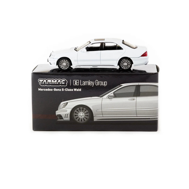Tarmac Works 1/64 Mercedes-Benz S-Class Wald Alabaster White - Lamley Special Edition