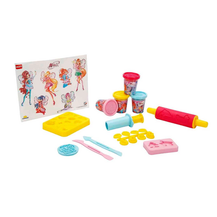 Winx Bag Play Dough Set 200 gr 20 Pieces