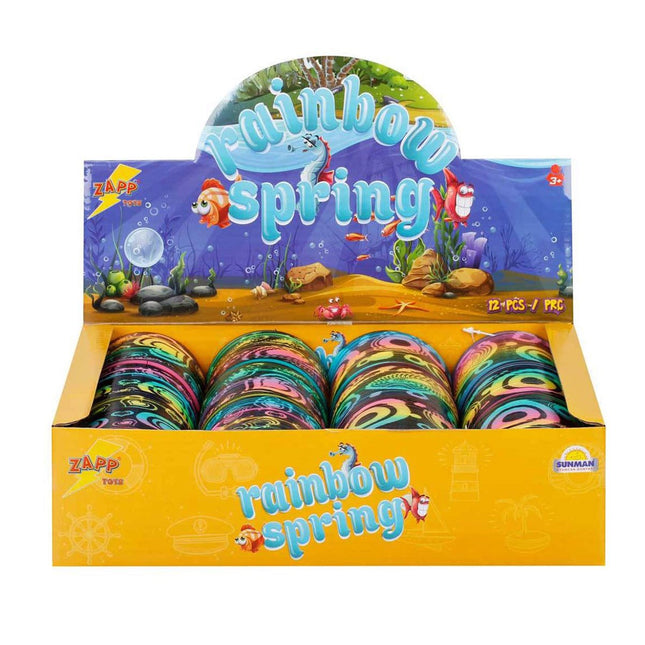 Rainbow Black Neon Stress Spring