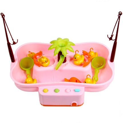 Battery-Operated Duck Catching Game with Pool