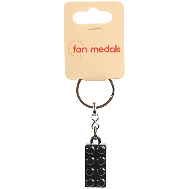 Fan Medals Metal Brick Keychain