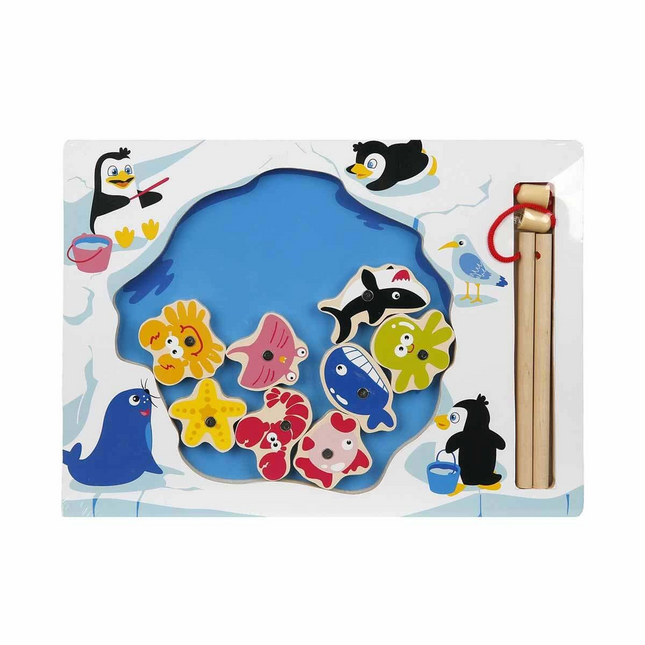 Woody Wooden Magnetic Fishing Game