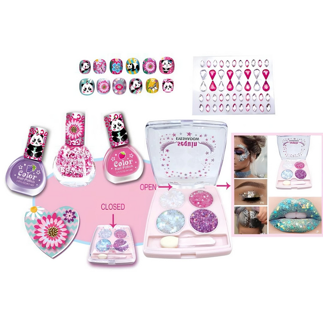 Bling Makeup Beauty Nail Package