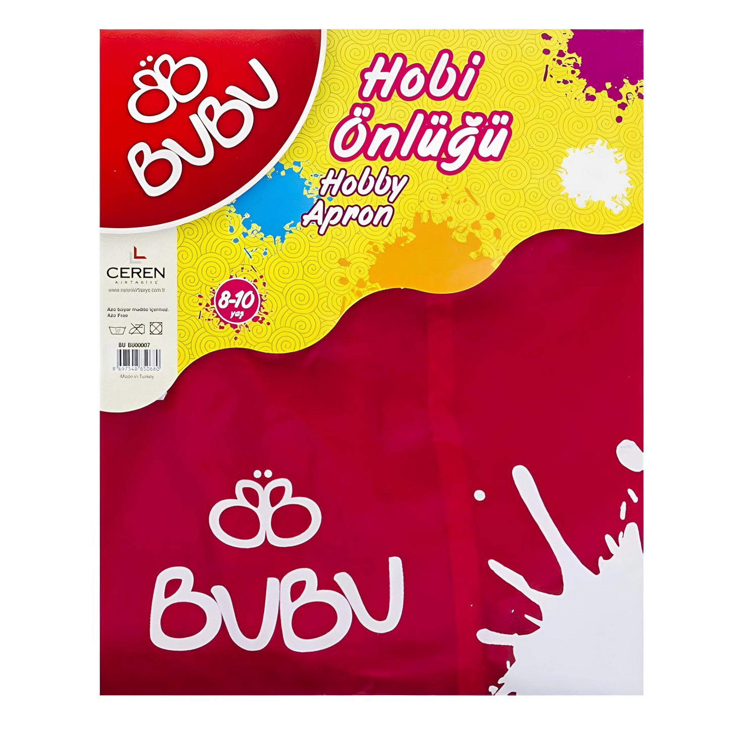 Bu-Bu Games Apron for 6-8 Years (Waterproof)