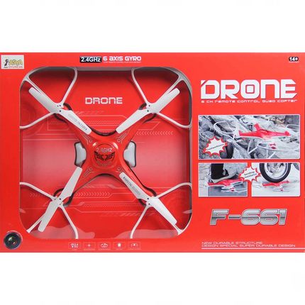 F661 Drone 6 Channel Remote Control Quad Copter with Wi-Fi Camera