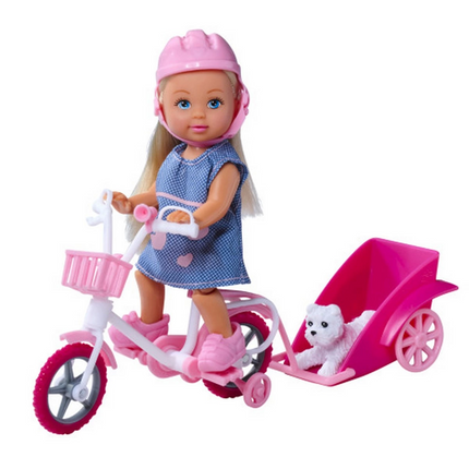 House, Trailer, Bike and Dog 12 cm SMB-105730783