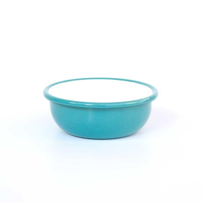 Enamel 12 cm Bowl Turquoise