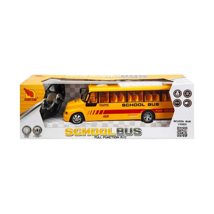 Remote Controlled Illuminated School Bus 32.5 cm