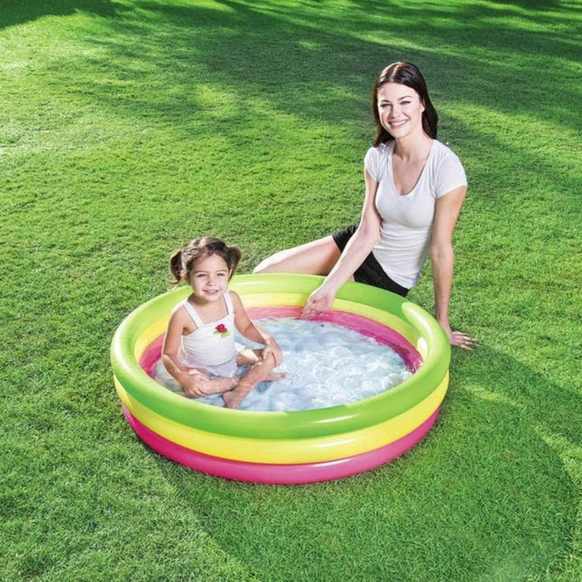 Bestway 3 Ring Colorful Round Pool