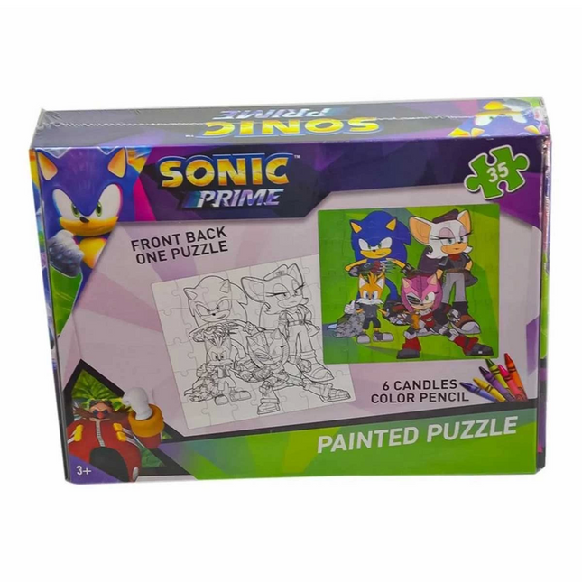 Sonic Coloring Puzzle