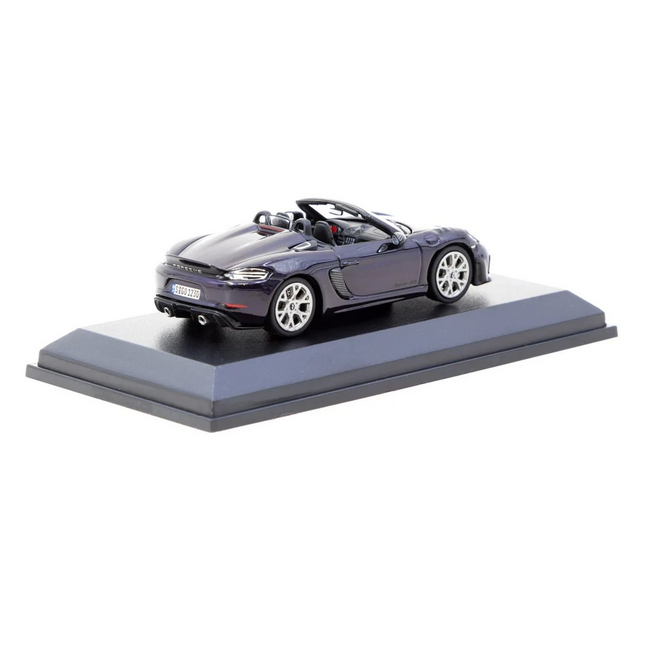 Tarmac Works x Minichamps 1/64 Porsche 718 Spyder RS Viola Metallic