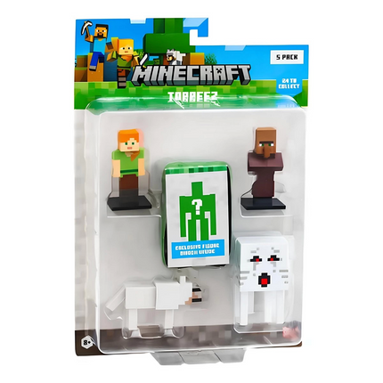 Minecraft 3D Figure Toppeez 5-Pack