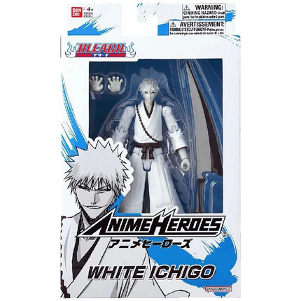 Bandai White Ichigo Kurosaki Posable Figure 16 cm