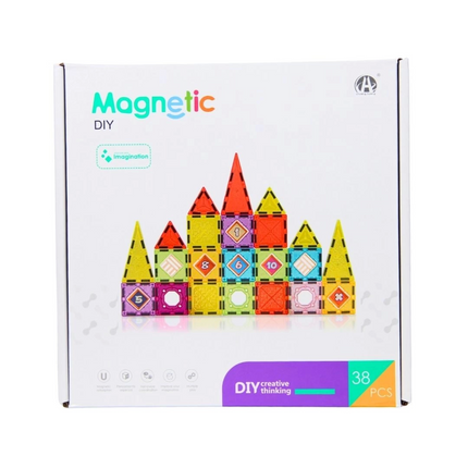Magnetic Tiles 38 Pieces
