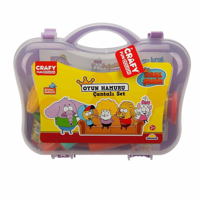 King Şakir Play Dough Set with Bag 200 gr 20 Pieces