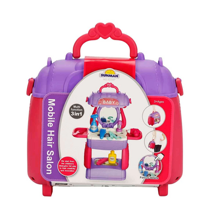 Beauty Set with Bag 3in1 Purple