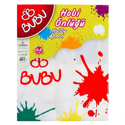 Bu-Bu Games Apron for 8-10 Years (Waterproof)