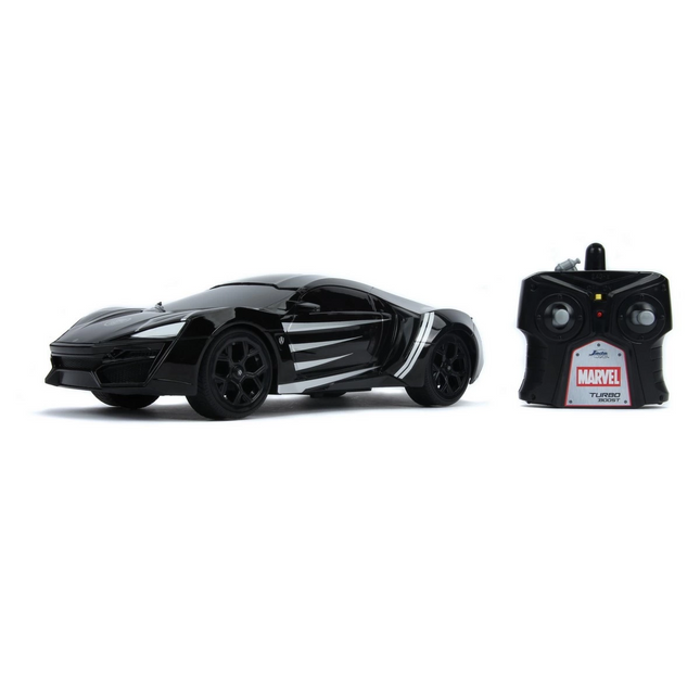 1:16 Jada Toys Marvel Black Panther Lykan Hypersport Remote Control Car