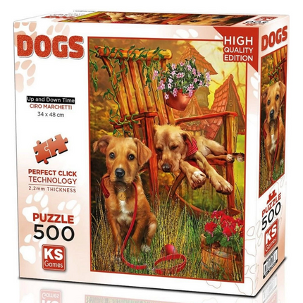 KS Games Up and Down Time Puzzle 500 Pieces 20067