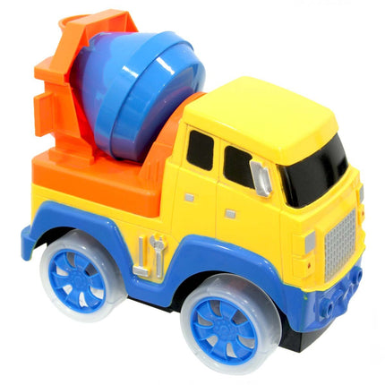 Battery-Operated Concrete Mixer with Lights and Music