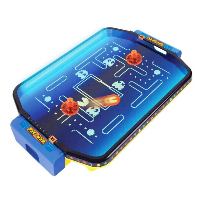 Pac-Man Arcade Desktop Air Hockey with Lights