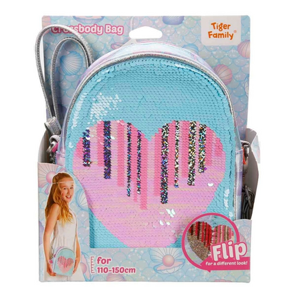 Heart Patterned Crossbody Bag