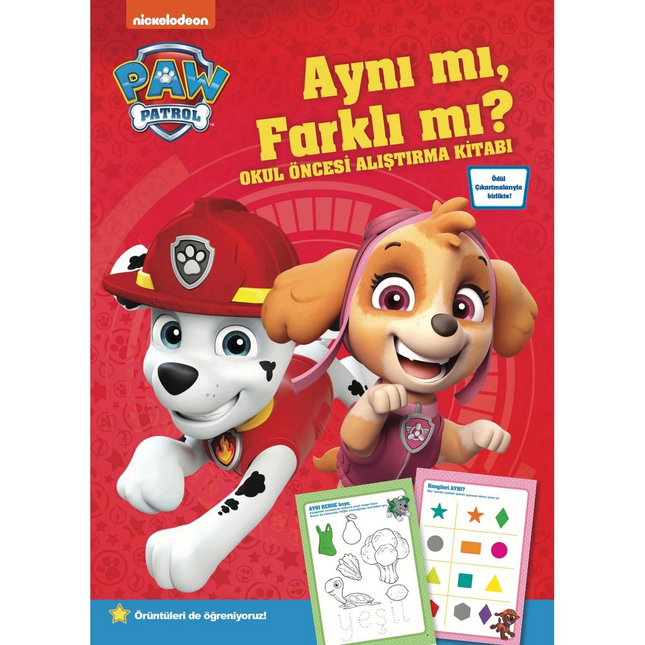 Paw Patrol: Same or Different? Preschool 38086BT