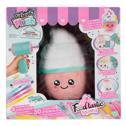 Airbrush Plush Foodtastic Squishy Peluş Boyama Seti