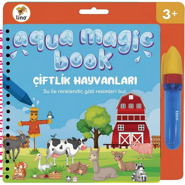 Aqua Magic Book Çiftlik Sihirli Boyama Kitabı