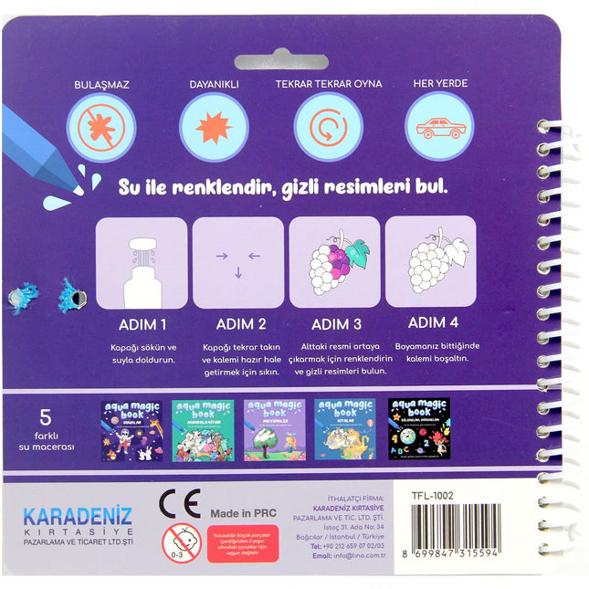 Aqua Magic Oyunlar Sihirli Boyama Kitabı