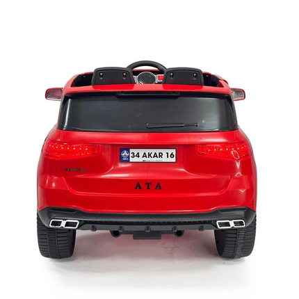 Ata GT Kırmızı Uzaktan Kumandalı 4X2 12 VOLT Akülü Araba