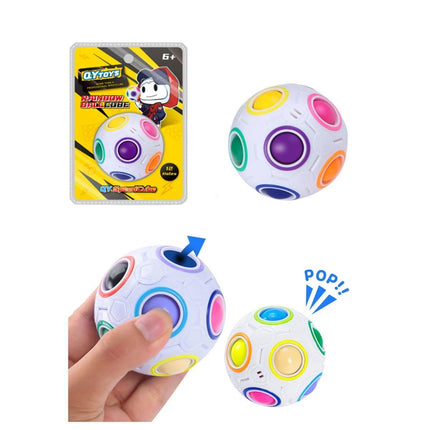 EQY949 QY Rainbow Ball Küp -Başeltoys