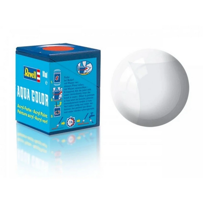 Aqua Color Clear - Gloss Paint - 18 ml