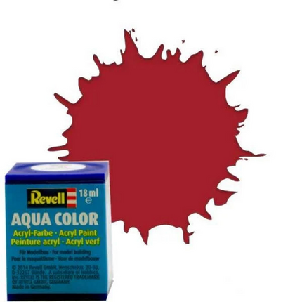 Aqua Color Ferrari Red - Gloss Paint - 18 ml