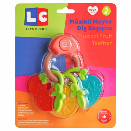 Musical Fruit Teether Rattle