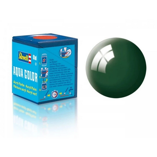 Aqua Color Sea Green - Gloss Paint - 18 ml