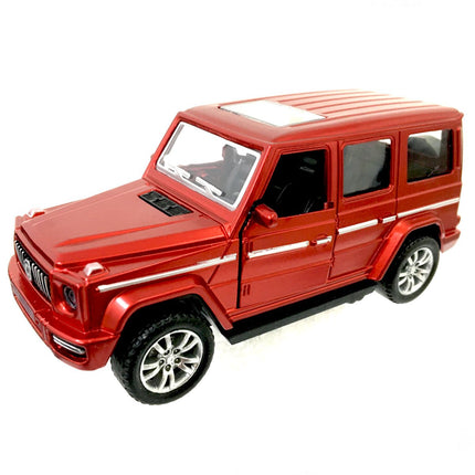 Metal Pull Back Jeep on Display