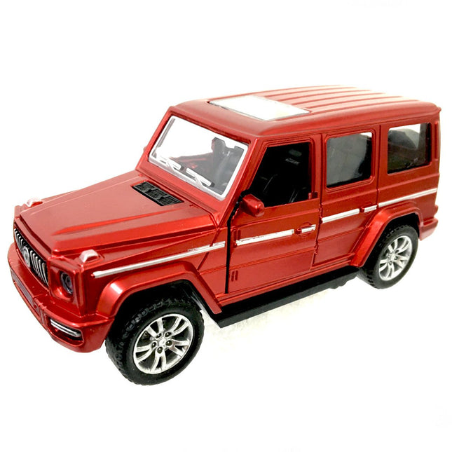 Metal Pull Back Jeep on Display