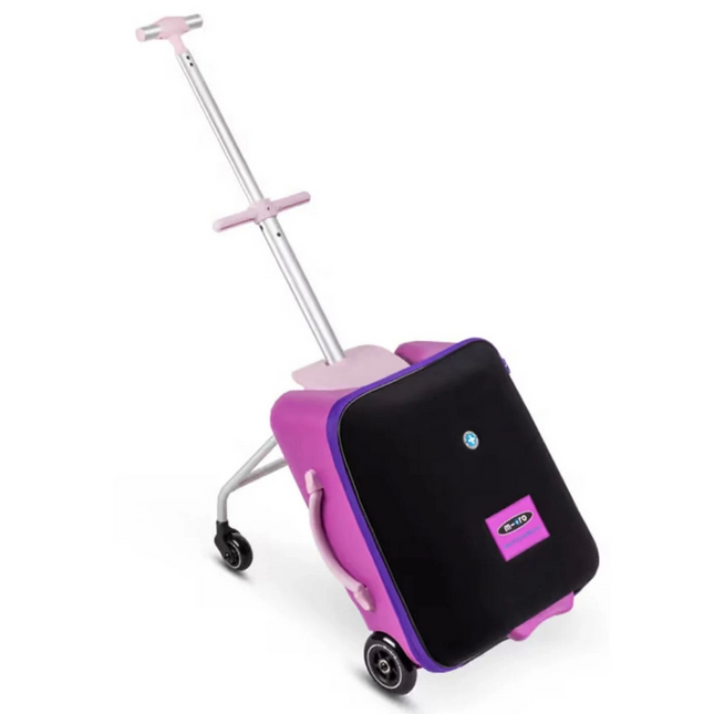 Micro Ride On Luggage Eazy Scooter Luggage Bag Violet