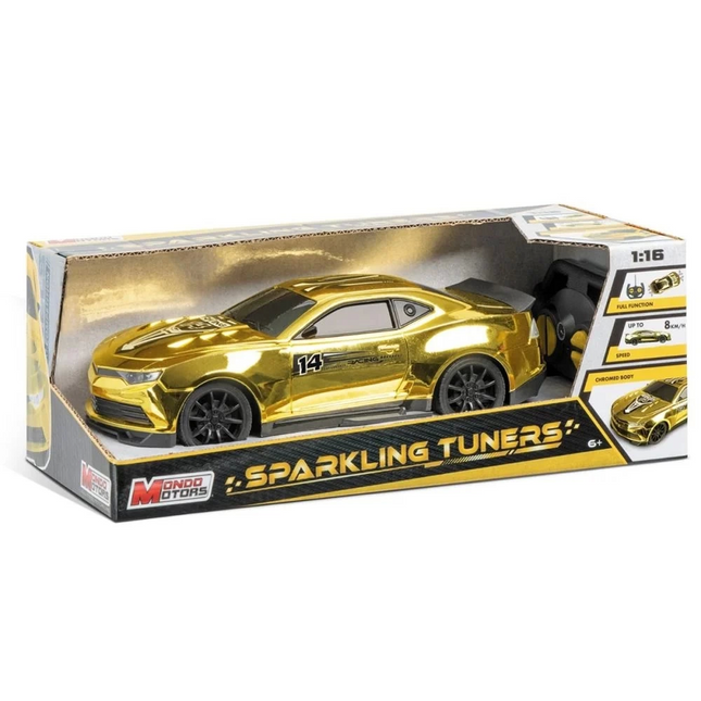 Sparkling Tuners 1/16 Gold 27MHZ Remote Control Car