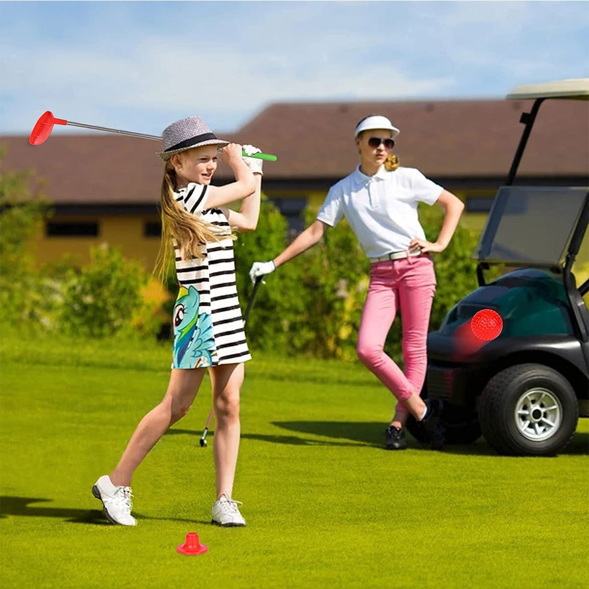 Miniature Mini Golf Set