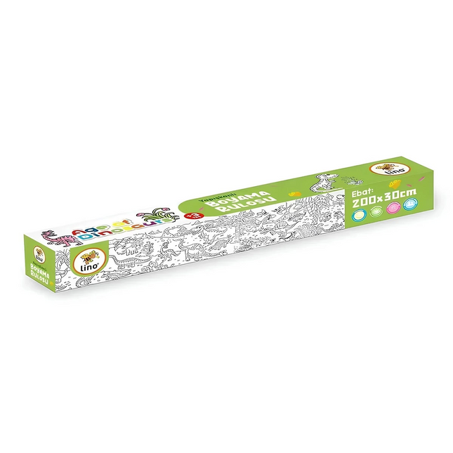 Adhesive Painting Roller Age of Dinosaurs 200 x 30