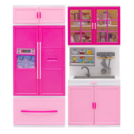 My Happy Kitchen Set Sink Refrigerator