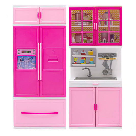My Happy Kitchen Set Sink Refrigerator